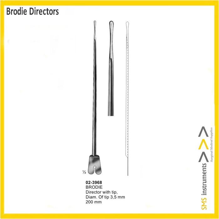 Brodie Directors Surgical Suture Instruments Nazmed SMS Malaysia