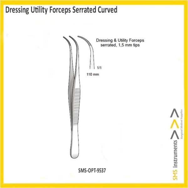 Dressing Forceps Serrated 