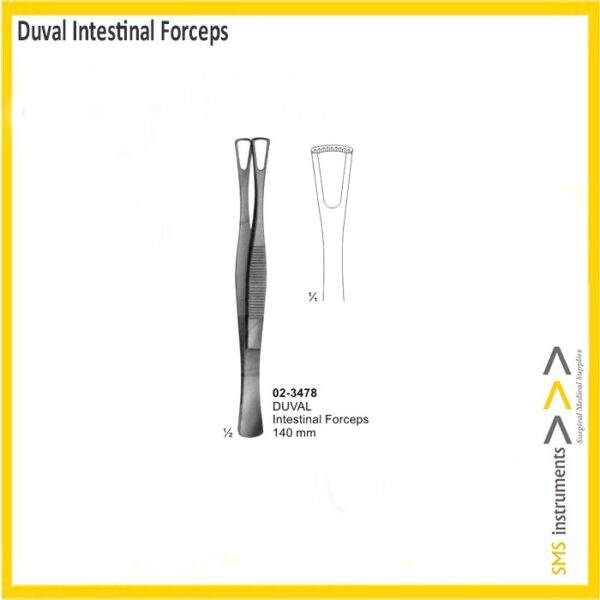 Duval Intestinal Forceps