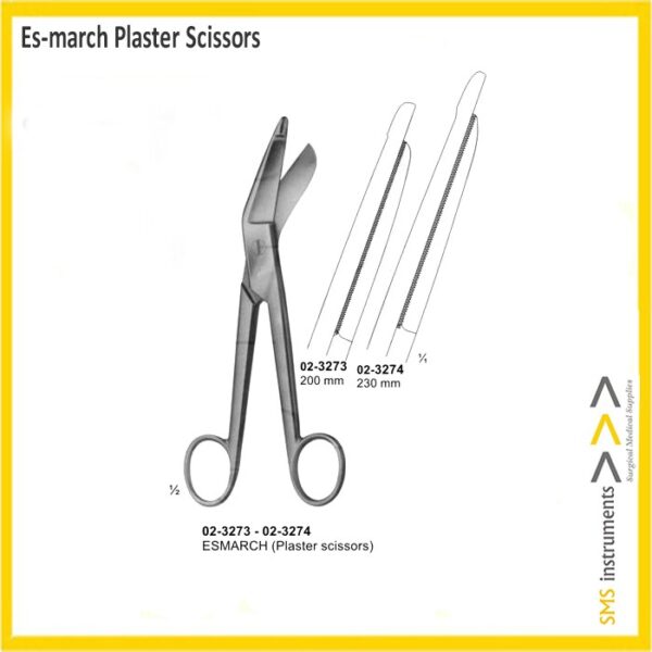 Es-march Plaster Scissors