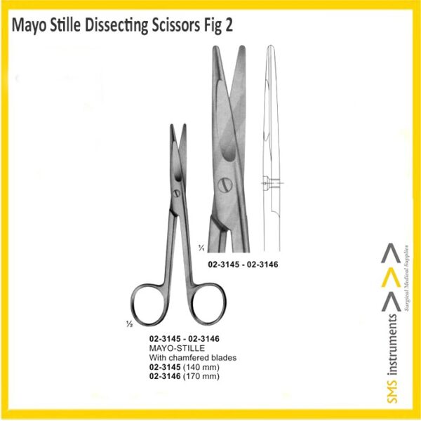 Mayo Stille Dissecting Scissors Straight
