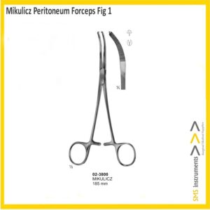 Mikulicz Peritoneum Forceps 1x2 Teeth