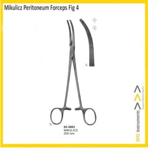 Mikulicz Peritoneum Forceps Curved 205 mm