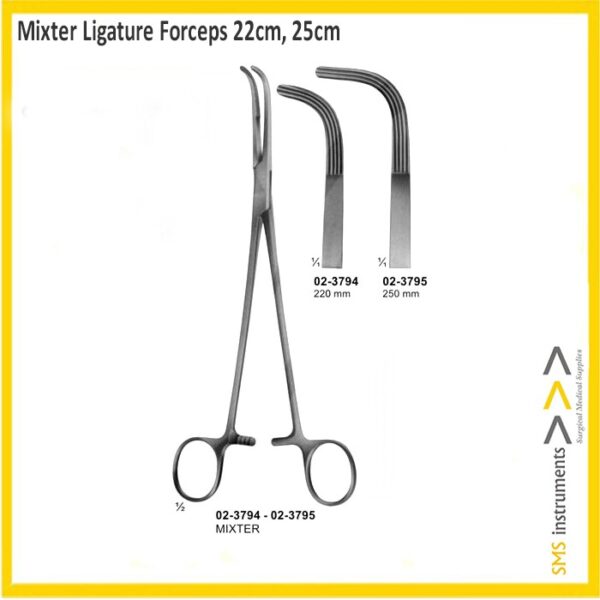 Mixter Ligature Forceps 220 mm, 250 mm