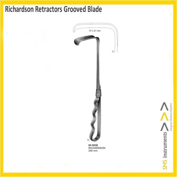 Richardson Retractors Grooved Blade