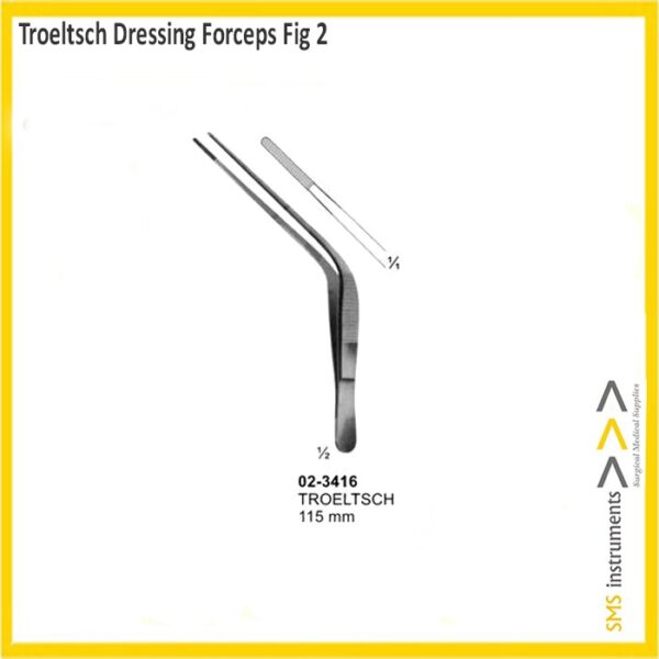 Troeltsch Dressing Forceps 115 mm