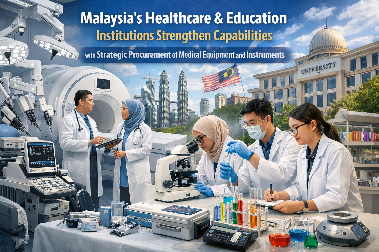 Malaysia’s Healthcare & Education Institutions Strengthen Capabilities with Strategic Procurement of Medical Equipment and Instruments
