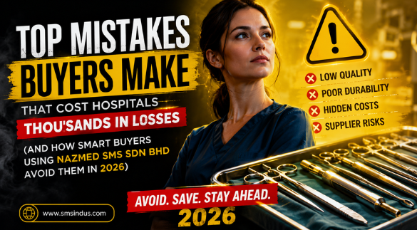 Top Mistakes Buyers Make When Purchasing Surgical Tools That Cost Hospitals Thousands in Losses (and How smart buyers using Nazmed SMS Sdn Bhd avoid them in 2026)