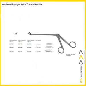 Kerrison Rongeur With Thumb Handle 150°