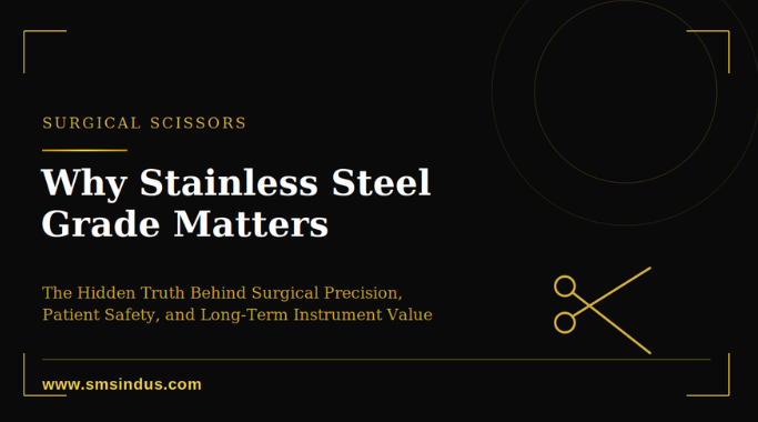 Why Stainless Steel Grade Matters in Surgical Scissors The Hidden Truth Behind Surgical Precision, Patient Safety, and Long-Term Instrument Value in Modern Healthcare